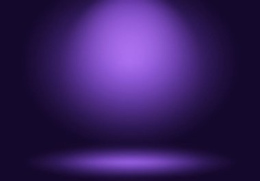 Stüdyo Arkaplan Konsepti - ürün için soyut boş ışık gradyanı mor stüdyo odası arka planı.