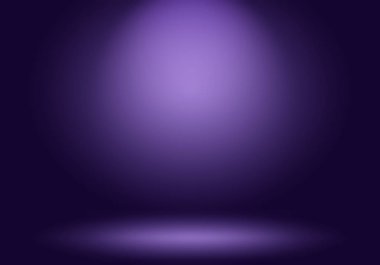 Stüdyo Arkaplan Konsepti - ürün için soyut boş ışık gradyanı mor stüdyo odası arka planı.