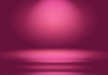 Stüdyo Arkaplan Konsepti - ürün için soyut boş ışık gradyanı mor stüdyo odası arka planı.