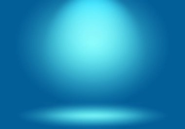 Soyut Lüks Derece Mavi arka plan. Siyah vignette Stüdyo Sancağıyla Pürüzsüz Koyu Mavi.