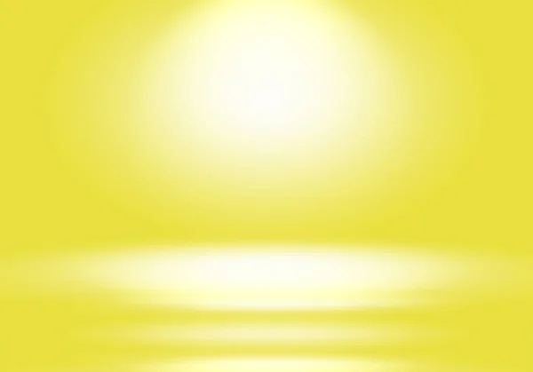 Magic abstract soft colors of shining yellow gradient studio background. — Stock Photo, Image