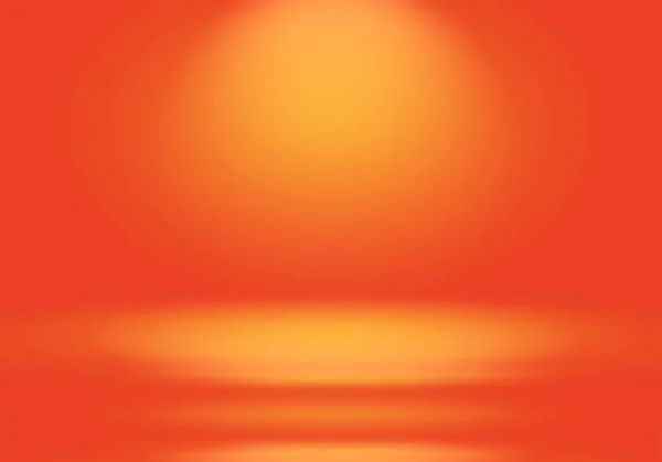 Diseño de diseño de fondo naranja liso abstracto, estudio, habitación, plantilla web, informe de negocios con color de gradiente de círculo liso — Foto de Stock