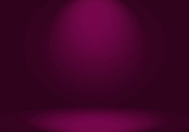Stüdyo Arkaplan Konsepti - ürün için soyut boş ışık gradyanı mor stüdyo odası arka planı.