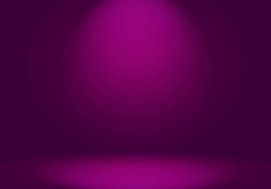 Stüdyo Arkaplan Konsepti - ürün için soyut boş ışık gradyanı mor stüdyo odası arka planı.