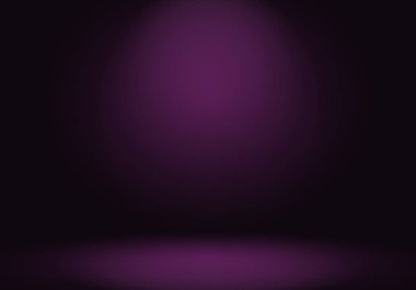 Stüdyo Arkaplan Konsepti - ürün için soyut boş ışık gradyanı mor stüdyo odası arka planı.
