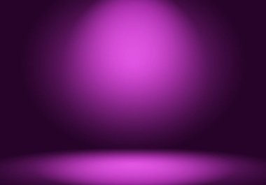 Stüdyo Arkaplan Konsepti - ürün için soyut boş ışık gradyanı mor stüdyo odası arka planı.