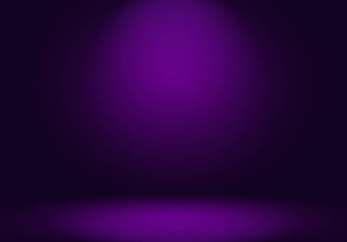 Stüdyo Arkaplan Konsepti - ürün için soyut boş ışık gradyanı mor stüdyo odası arka planı.