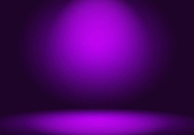 Stüdyo Arkaplan Konsepti - ürün için soyut boş ışık gradyanı mor stüdyo odası arka planı.