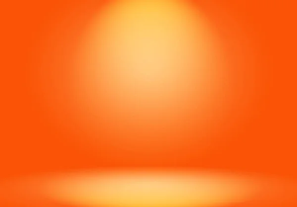 Diseño de diseño de fondo naranja liso abstracto, estudio, habitación, plantilla web, informe de negocios con color de gradiente de círculo liso —  Fotos de Stock