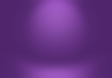 Stüdyo Arkaplan Konsepti - ürün için soyut boş ışık gradyanı mor stüdyo odası arka planı.
