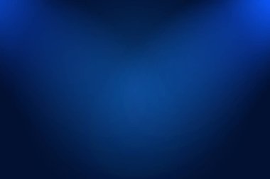 Soyut Lüks Derece Mavi arka plan. Siyah vignette Stüdyo Sancağıyla Pürüzsüz Koyu Mavi.