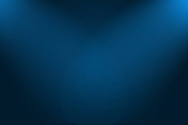 Soyut Lüks Derece Mavi arka plan. Siyah vignette Stüdyo Sancağıyla Pürüzsüz Koyu Mavi.