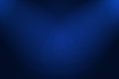 Soyut Lüks Derece Mavi arka plan. Siyah vignette Stüdyo Sancağıyla Pürüzsüz Koyu Mavi.