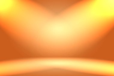 Soyut pürüzsüz Turuncu arkaplan tasarımı, stüdyo, oda, web şablonu, düz daire eğimli iş raporu