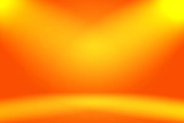 Diseño de diseño de fondo naranja liso abstracto, estudio, habitación, plantilla web, informe de negocios con color de gradiente de círculo liso — Foto de Stock
