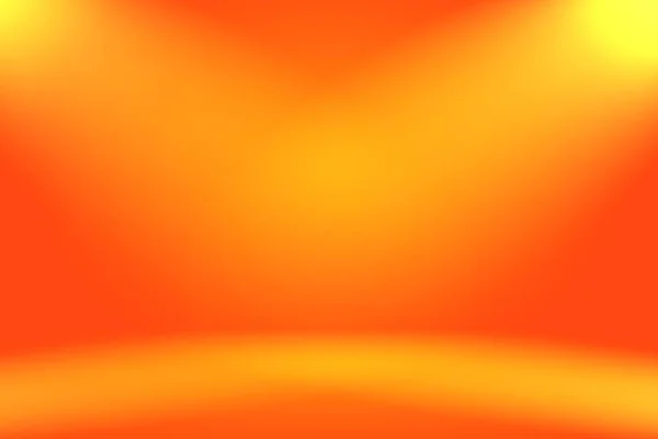 Diseño de diseño de fondo naranja liso abstracto, estudio, habitación, plantilla web, informe de negocios con color de gradiente de círculo liso — Foto de Stock