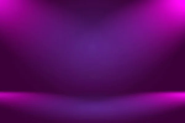 Conceito de fundo de estúdio - abstrato vazio luz gradiente roxo estúdio quarto fundo para o produto. — Fotografia de Stock