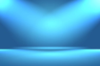 Soyut Lüks Derece Mavi arka plan. Siyah vignette Stüdyo Sancağıyla Pürüzsüz Koyu Mavi.