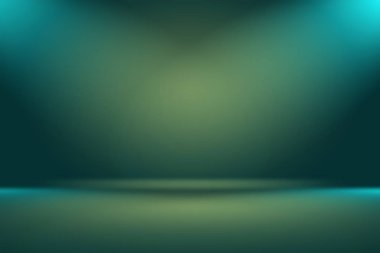 Soyut bulanık yeşil gradyan stüdyosu arka plan, web sitesi şablonu, çerçeve, iş raporu olarak kullanılabilir