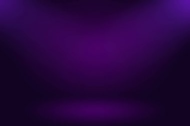 Stüdyo Arkaplan Konsepti - ürün için soyut boş ışık gradyanı mor stüdyo odası arka planı.