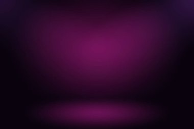 Stüdyo Arkaplan Konsepti - ürün için soyut boş ışık gradyanı mor stüdyo odası arka planı.
