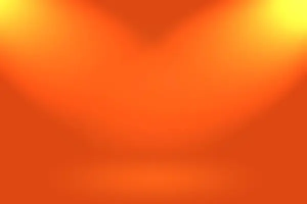 Diseño de diseño de fondo naranja liso abstracto, estudio, habitación, plantilla web, informe de negocios con color de gradiente de círculo liso —  Fotos de Stock