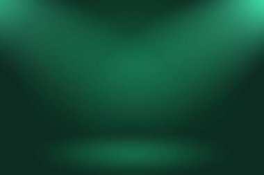 Soyut bulanık yeşil gradyan stüdyosu arka plan, web sitesi şablonu, çerçeve, iş raporu olarak kullanılabilir