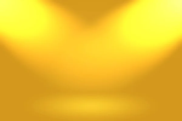Abstract Luxury Gold yellow gradient studio wall, well use as background,layout,banner and product presentation. — Stock Photo, Image