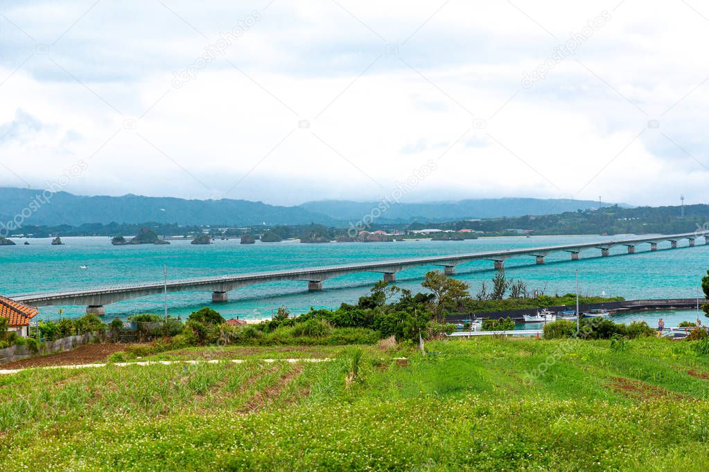 Kouri Ohashi is a bridge connecting Kouri Island in Nakijin village to Yagajijima in Nago City in Okinawa Prefecture, Japan.
