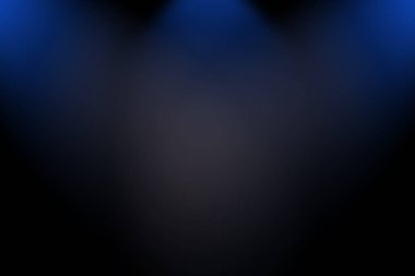 Soyut Lüks Derece Mavi arka plan. Siyah vignette Stüdyo Sancağıyla Pürüzsüz Koyu Mavi.