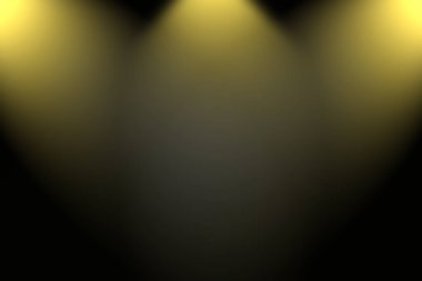 Parlak sarı gradyan stüdyo arkaplanının sihirli soyut yumuşak renkleri.