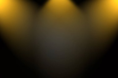 Parlak sarı gradyan stüdyo arkaplanının sihirli soyut yumuşak renkleri.