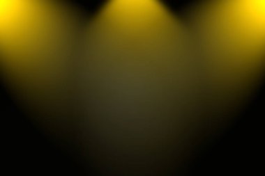 Parlak sarı gradyan stüdyo arkaplanının sihirli soyut yumuşak renkleri.