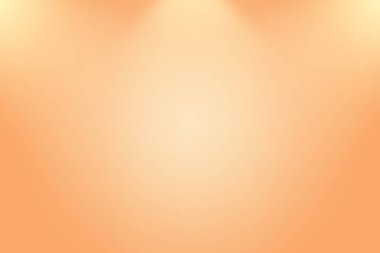 Soyut pürüzsüz Turuncu arkaplan tasarımı, stüdyo, oda, web şablonu, düz daire eğimli iş raporu