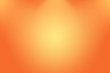 Soyut pürüzsüz Turuncu arkaplan tasarımı, stüdyo, oda, web şablonu, düz daire eğimli iş raporu