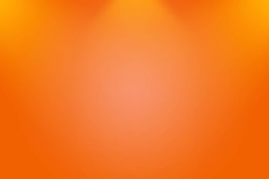 Soyut pürüzsüz Turuncu arkaplan tasarımı, stüdyo, oda, web şablonu, düz daire eğimli iş raporu