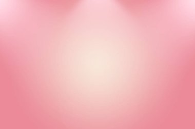 Soyut boş açık pembe stüdyo odası arka planı, ürün gösterimi, afiş, şablon için montaj olarak kullan.