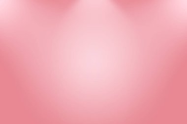 Soyut boş açık pembe stüdyo odası arka planı, ürün gösterimi, afiş, şablon için montaj olarak kullan.