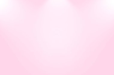 Soyut boş açık pembe stüdyo odası arka planı, ürün gösterimi, afiş, şablon için montaj olarak kullan.