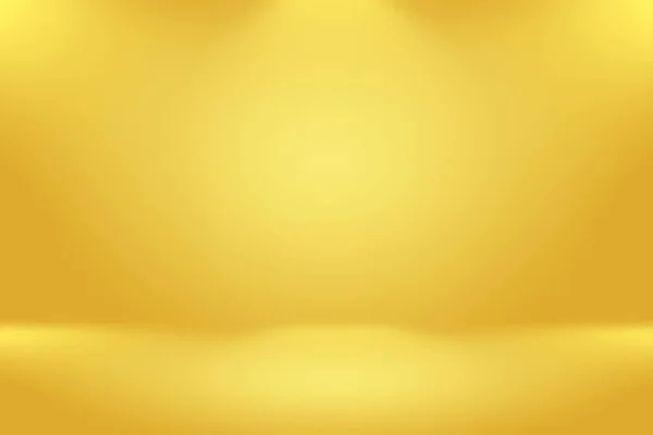 Streszczenie Luxury Gold żółta gradientowa ściana studia, dobrze wykorzystać jako tło, układ, baner i prezentacji produktu. — Zdjęcie stockowe