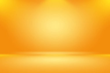 Soyut pürüzsüz Turuncu arkaplan tasarımı, stüdyo, oda, web şablonu, düz daire eğimli iş raporu