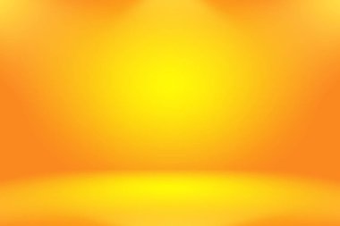 Soyut pürüzsüz Turuncu arkaplan tasarımı, stüdyo, oda, web şablonu, düz daire eğimli iş raporu