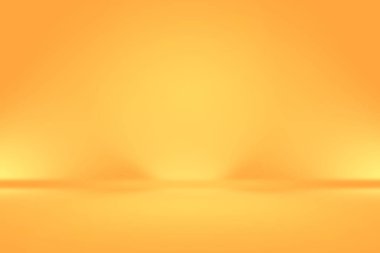 Soyut pürüzsüz Turuncu arkaplan tasarımı, stüdyo, oda, web şablonu, düz daire eğimli iş raporu