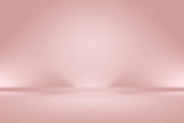 Soyut boş açık pembe stüdyo odası arka planı, ürün gösterimi, afiş, şablon için montaj olarak kullan.
