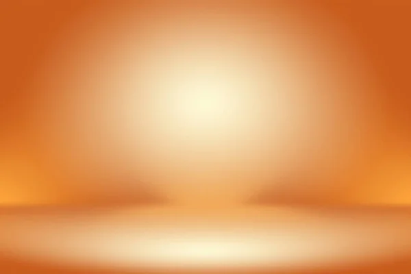 Diseño de diseño de fondo naranja liso abstracto, estudio, habitación, plantilla web, informe de negocios con color de gradiente de círculo liso —  Fotos de Stock