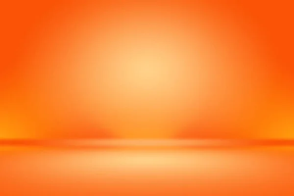 Diseño de diseño de fondo naranja liso abstracto, estudio, habitación, plantilla web, informe de negocios con color de gradiente de círculo liso —  Fotos de Stock