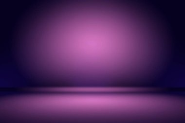 Stüdyo Arkaplan Konsepti - ürün için soyut boş ışık gradyanı mor stüdyo odası arka planı.