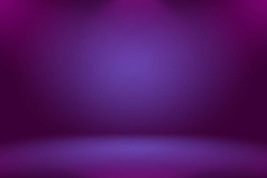 Stüdyo Arkaplan Konsepti - ürün için soyut boş ışık gradyanı mor stüdyo odası arka planı.
