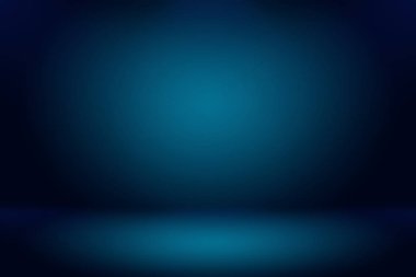 Soyut Lüks Derece Mavi arka plan. Siyah vignette Stüdyo Sancağıyla Pürüzsüz Koyu Mavi.