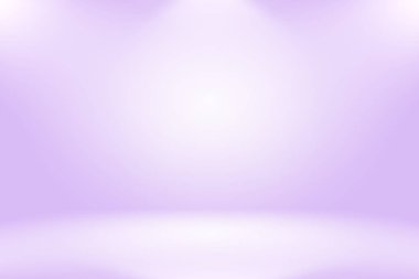 Stüdyo Arkaplan Konsepti - ürün için soyut boş ışık gradyanı mor stüdyo odası arka planı.
